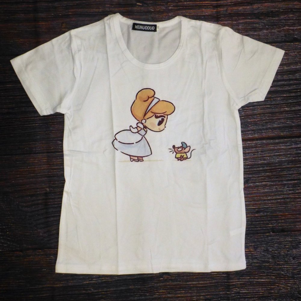 Princess Cinderella Girls Short Sleeve Shirt